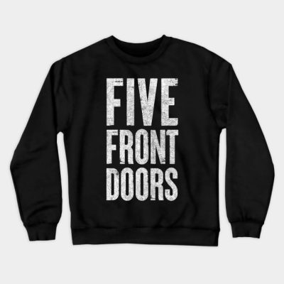 Five Front Doors Crewneck Sweatshirt Official Family Guy Merch