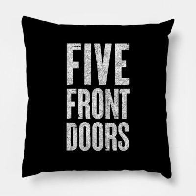 Five Front Doors Throw Pillow Official Family Guy Merch