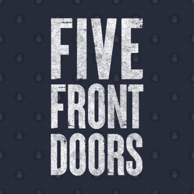 Five Front Doors Kids Hoodie Official Family Guy Merch