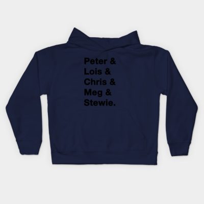 Family Guy Names Kids Hoodie Official Family Guy Merch