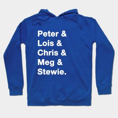 Family Guy Names White Hoodie Official Family Guy Merch