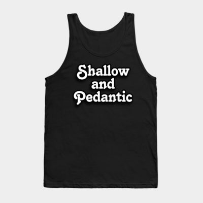 Family Guy Shallow And Pedantic Tank Top Official Family Guy Merch