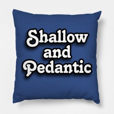 Family Guy Shallow And Pedantic Throw Pillow Official Family Guy Merch
