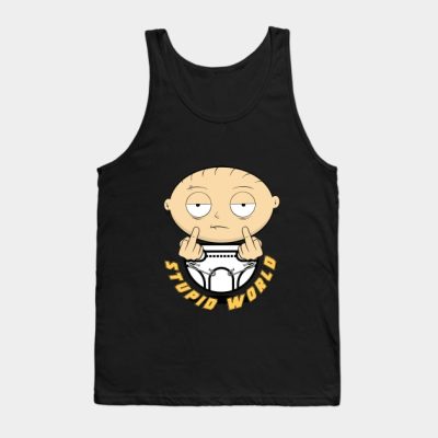 Stewie Baby World Tank Top Official Family Guy Merch