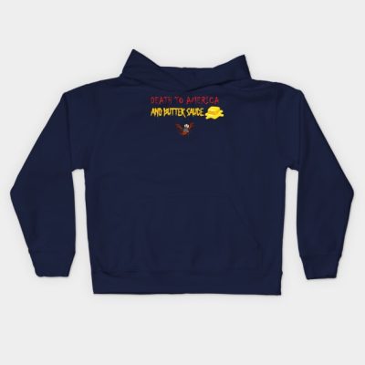 Death To America And Butter Sauce Kids Hoodie Official Family Guy Merch