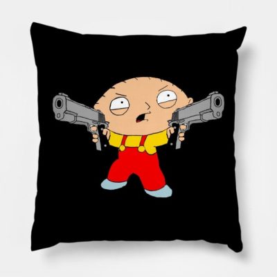 Funny Cartoon Tee Throw Pillow Official Family Guy Merch