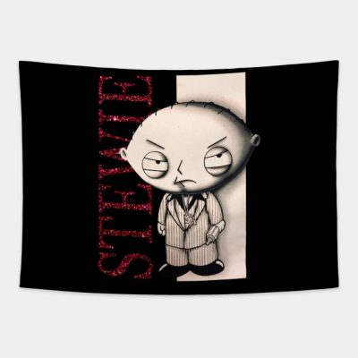 Stewie Griffin Family Guy Scarface Gangster Tapestry Official Family Guy Merch