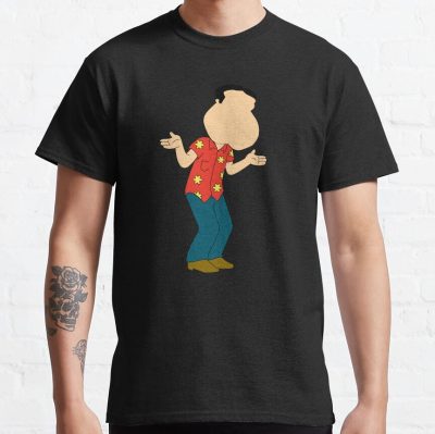 Quagmire Faceless Portrait T-Shirt Official Family Guy Merch
