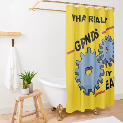 What Really Grinds My Gears Shower Curtain Official Family Guy Merch