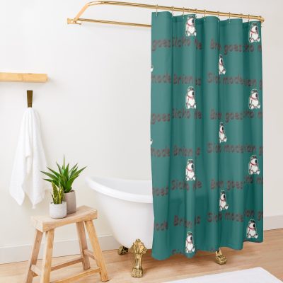 Brian Goes Sicko Mode Shower Curtain Official Family Guy Merch