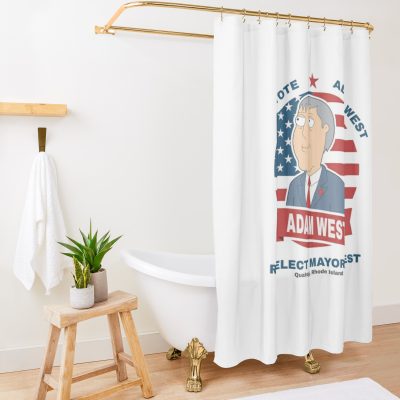 Vote Mayor West Shower Curtain Official Family Guy Merch